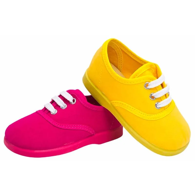 Alpargata tipo blucher niño en lona