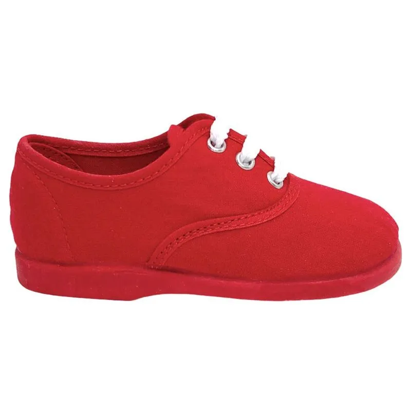 Alpargata tipo blucher niño en lona