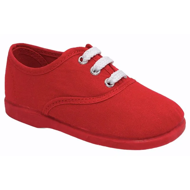 Alpargata tipo blucher niño en lona