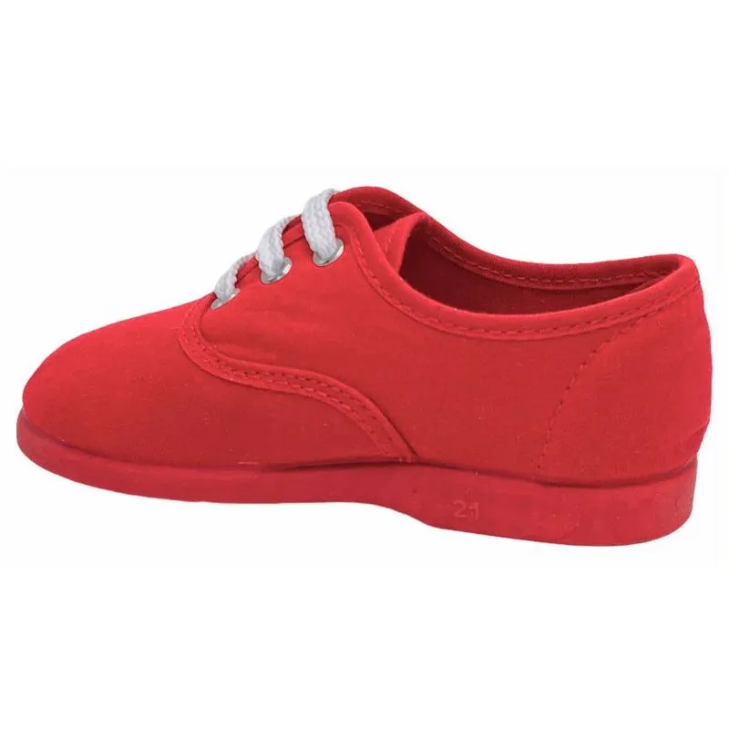 Alpargata tipo blucher niño en lona