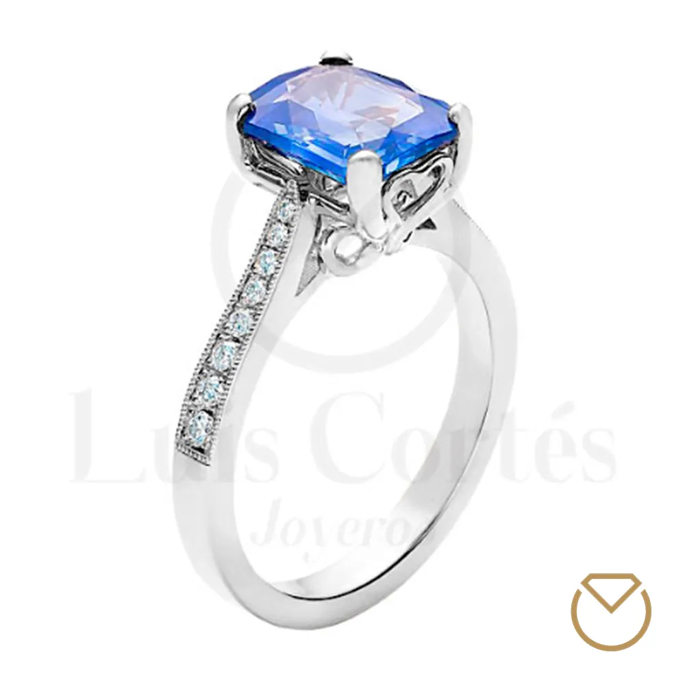 Anillo de Compromiso Plata / REF. 180CPL