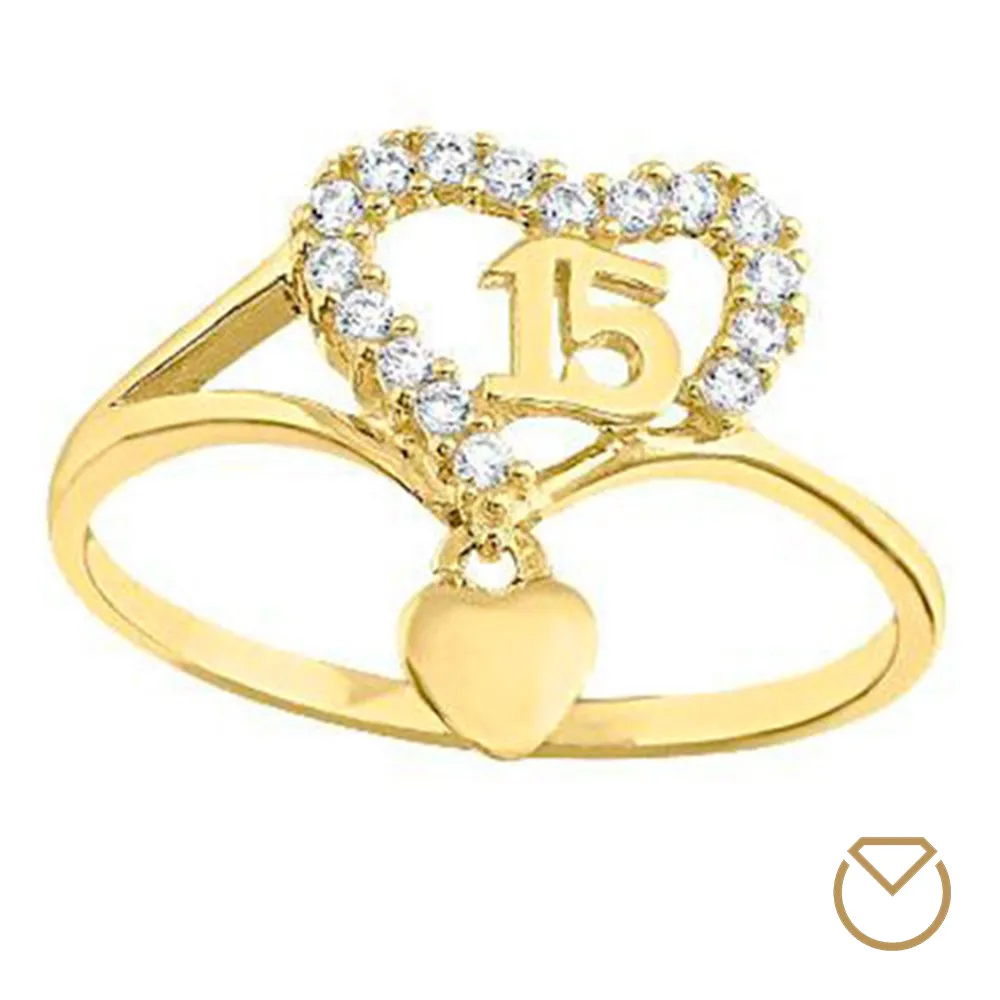 Anillo Quince Años Oro / REF. 018QOA