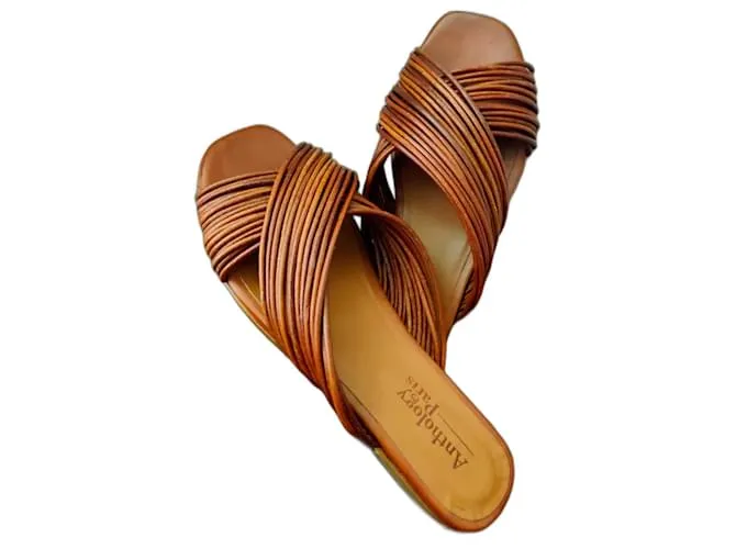 Anthology Paris Sandalias abiertas Coñac 