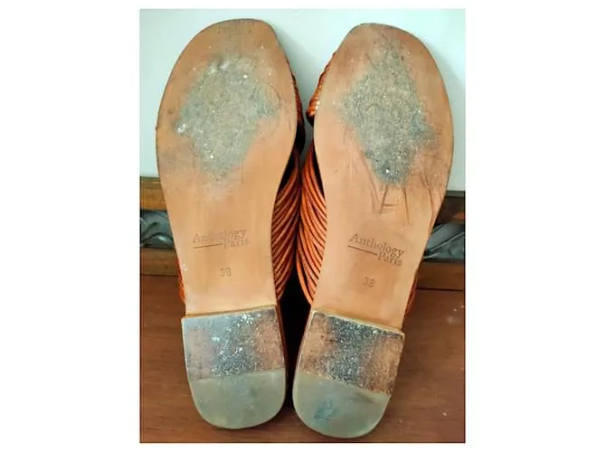 Anthology Paris Sandalias abiertas Coñac 