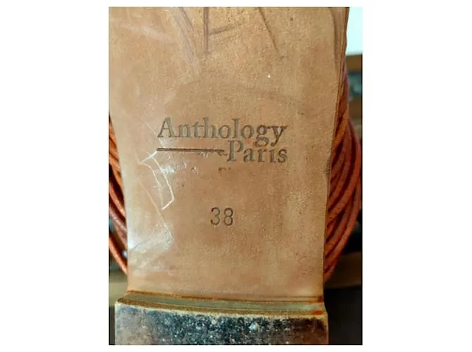 Anthology Paris Sandalias abiertas Coñac 