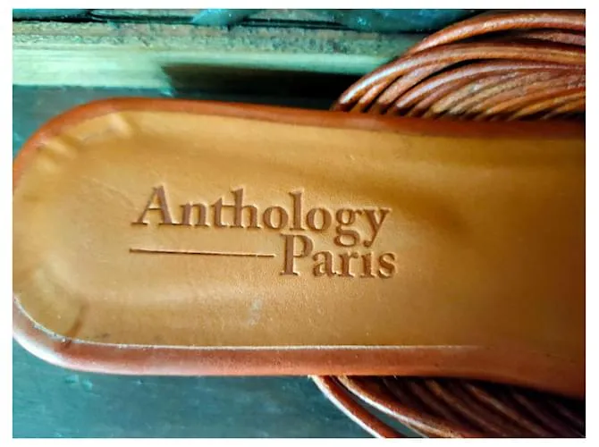 Anthology Paris Sandalias abiertas Coñac 
