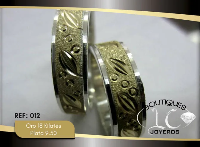 Argollas De Oro Plata / REF. 133AOP