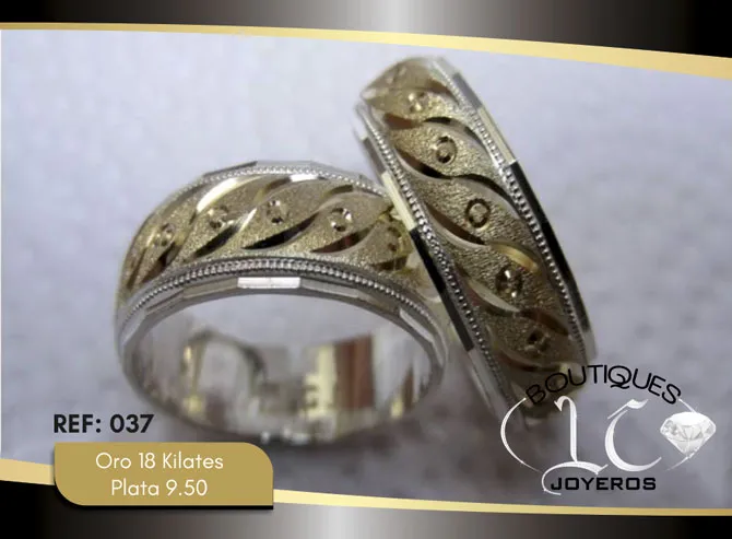Argollas De Oro Plata / REF. 142AOP