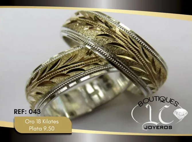 Argollas De Oro Plata / REF. 146AOP