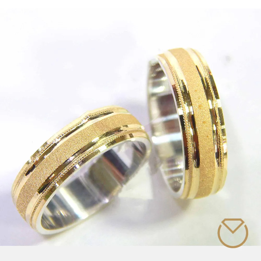 Argollas De Oro Plata Especiales  / REF. 005AOE