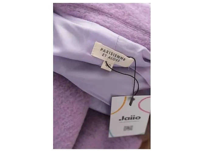 Autre Marque Chaqueta de lana Púrpura 