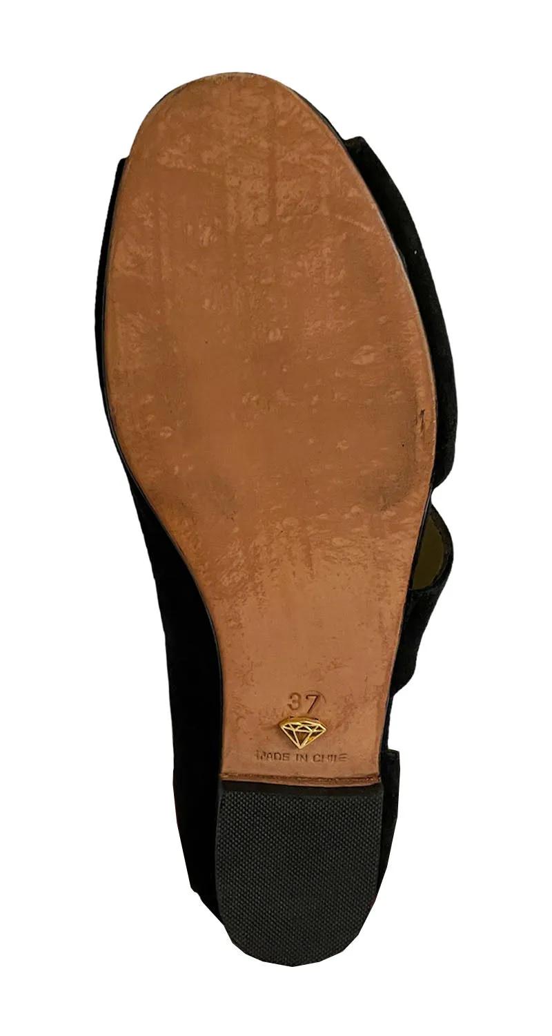 BARBARA BRIONES Flats Detalle Dorado