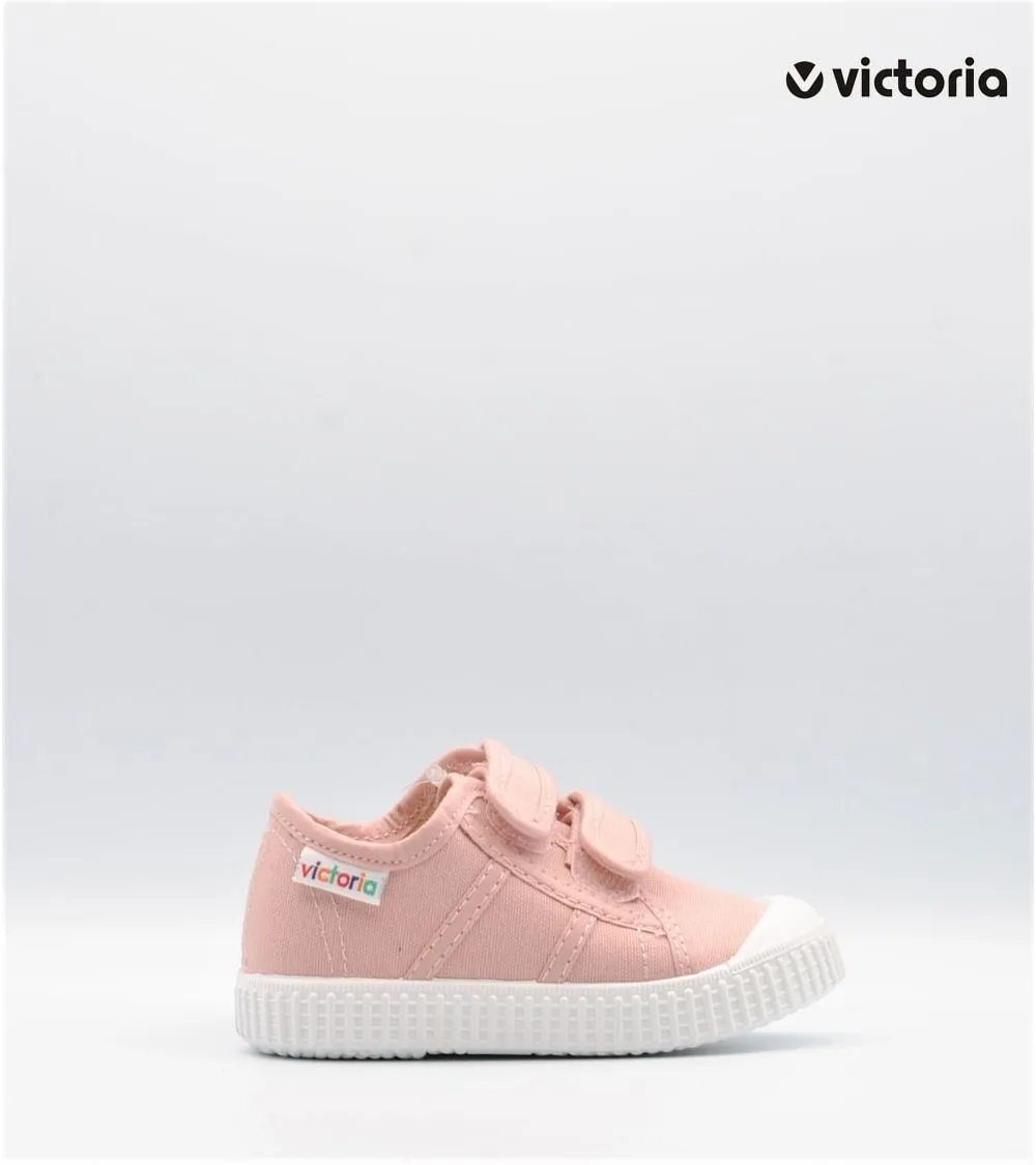 BASKET 1915 VICTORIA LONAS TIRAS VELCRO ROSA SKIN