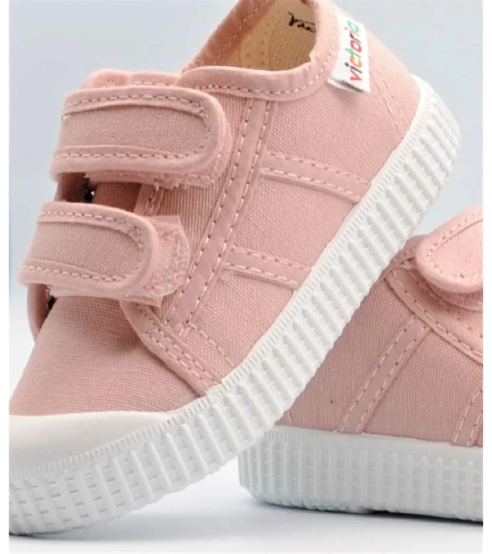 BASKET 1915 VICTORIA LONAS TIRAS VELCRO ROSA SKIN