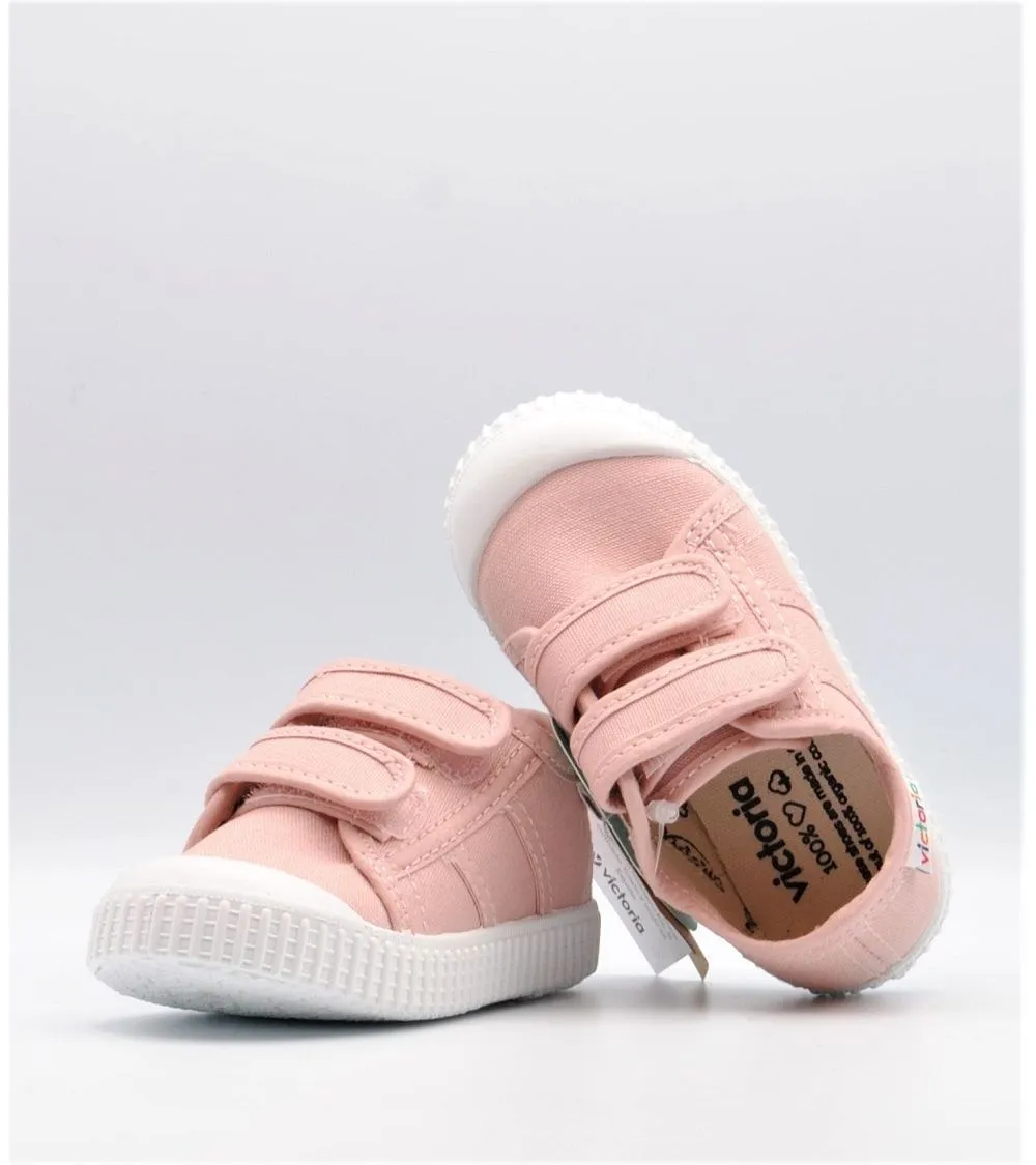 BASKET 1915 VICTORIA LONAS TIRAS VELCRO ROSA SKIN