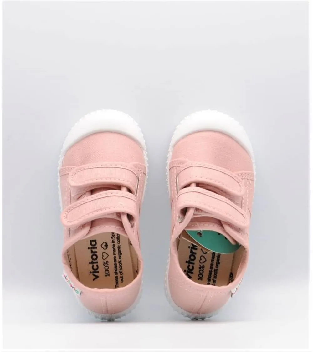 BASKET 1915 VICTORIA LONAS TIRAS VELCRO ROSA SKIN