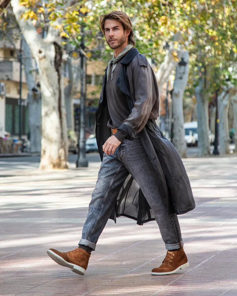 Bayron C1 Botines de piel con forro interior de piel.