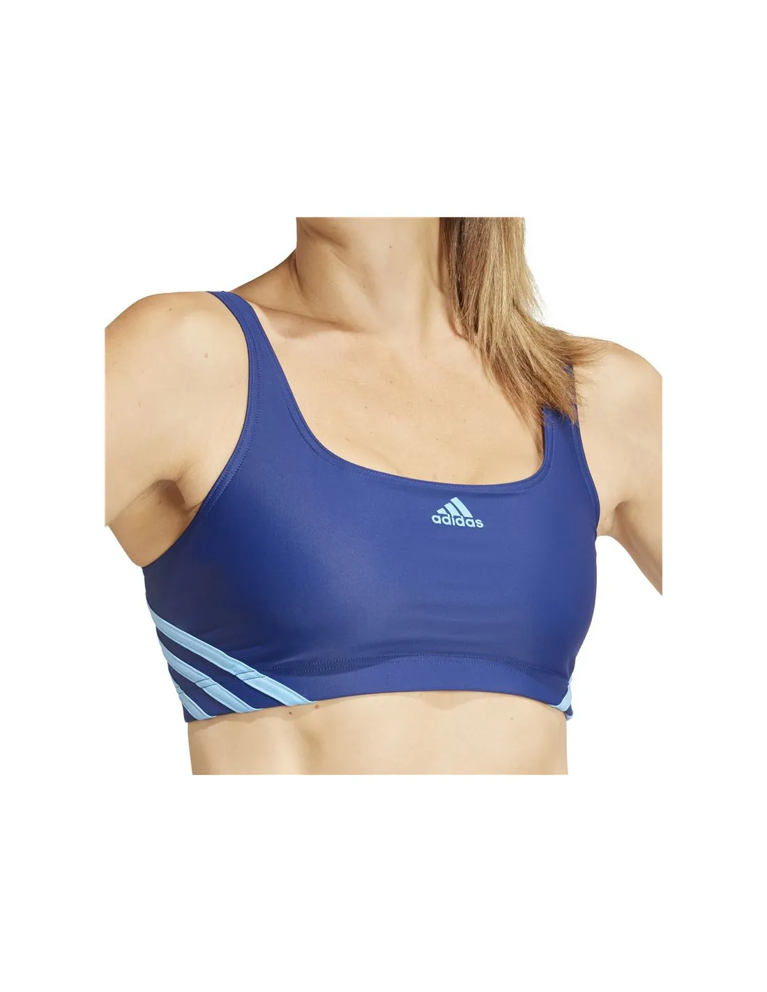 Bikini de Natación adidas 3 Bandas Sporty Mujer Azul