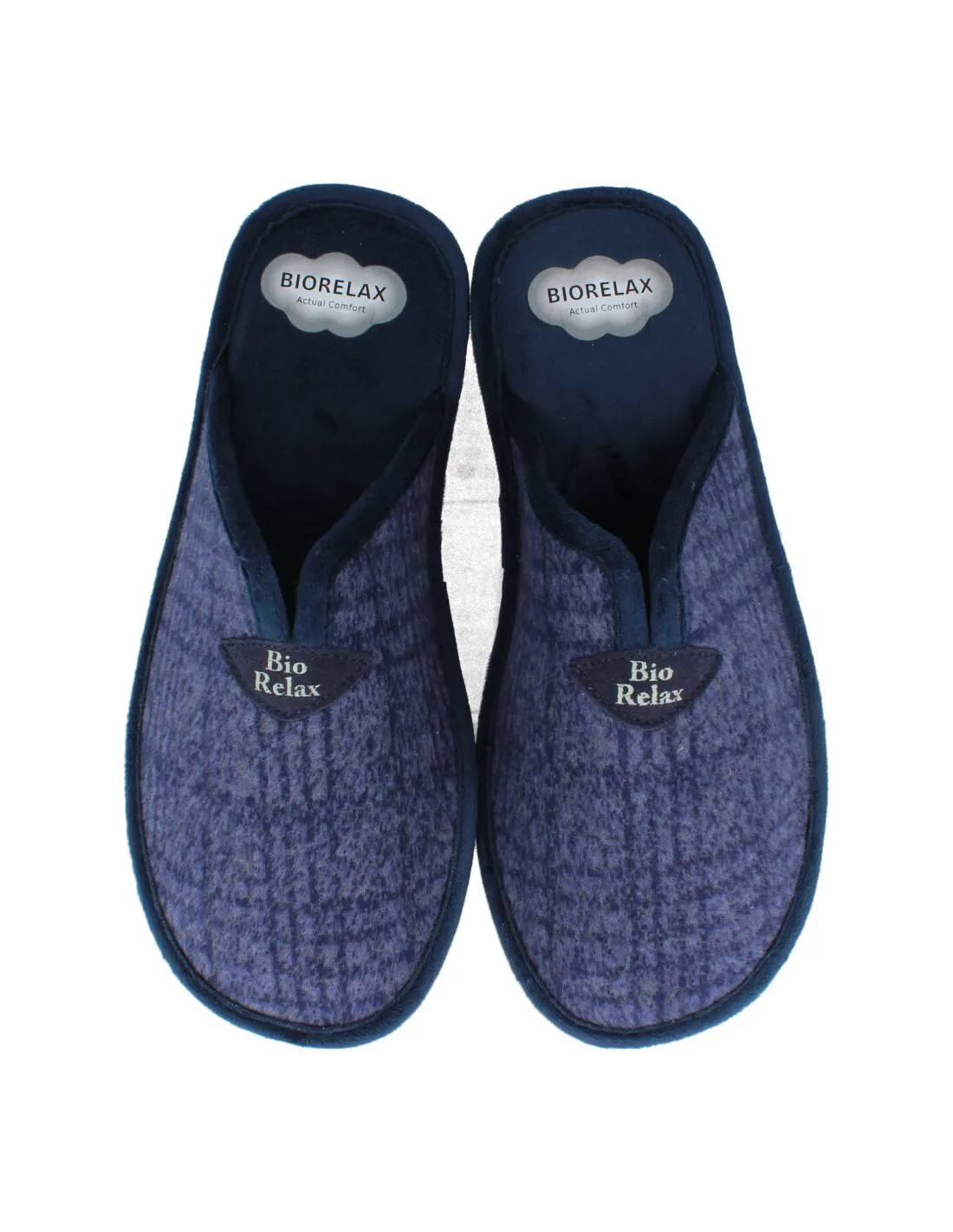BIORELAX  ZAPATILLAS CASA FELPA MARINO