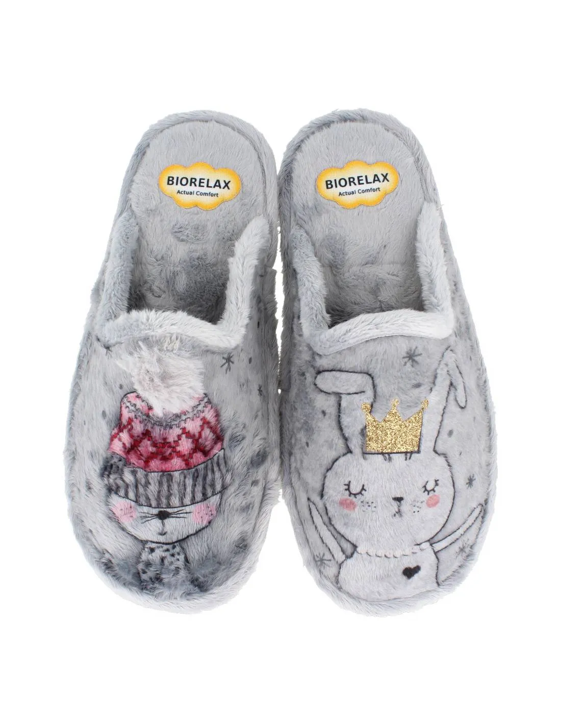 BIORELAX  ZAPATILLAS CASA SUAPEL GATO GORRO NIEBLA