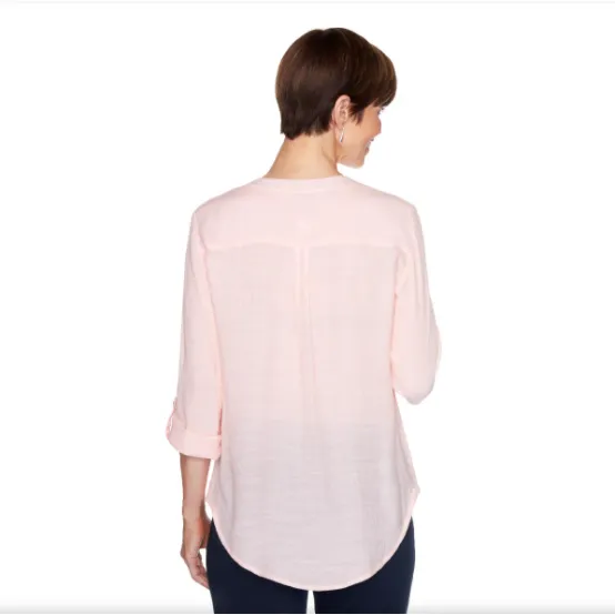 BLUSA CON MANGA LARGA Y BOTONES MUST HAVES I RUBY RD