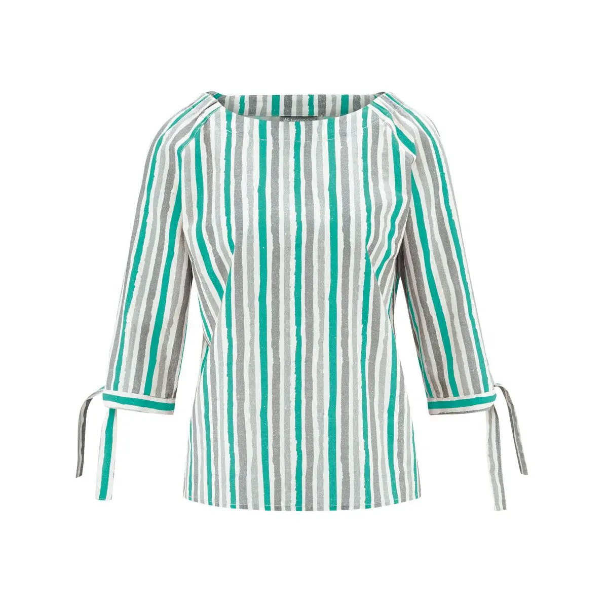 Blusa media manga mujer a rayas