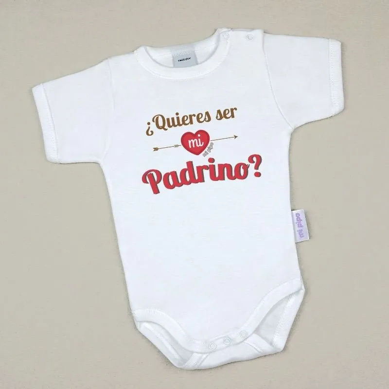 Body bebé ¿Quieres ser Mi Padrino?