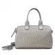 bolsos Refresh color hielo con detallesde agujeros y dos asas