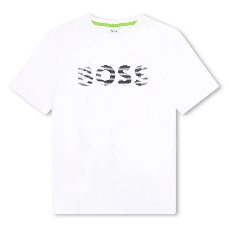 BOSS Camiseta de algodón con logo