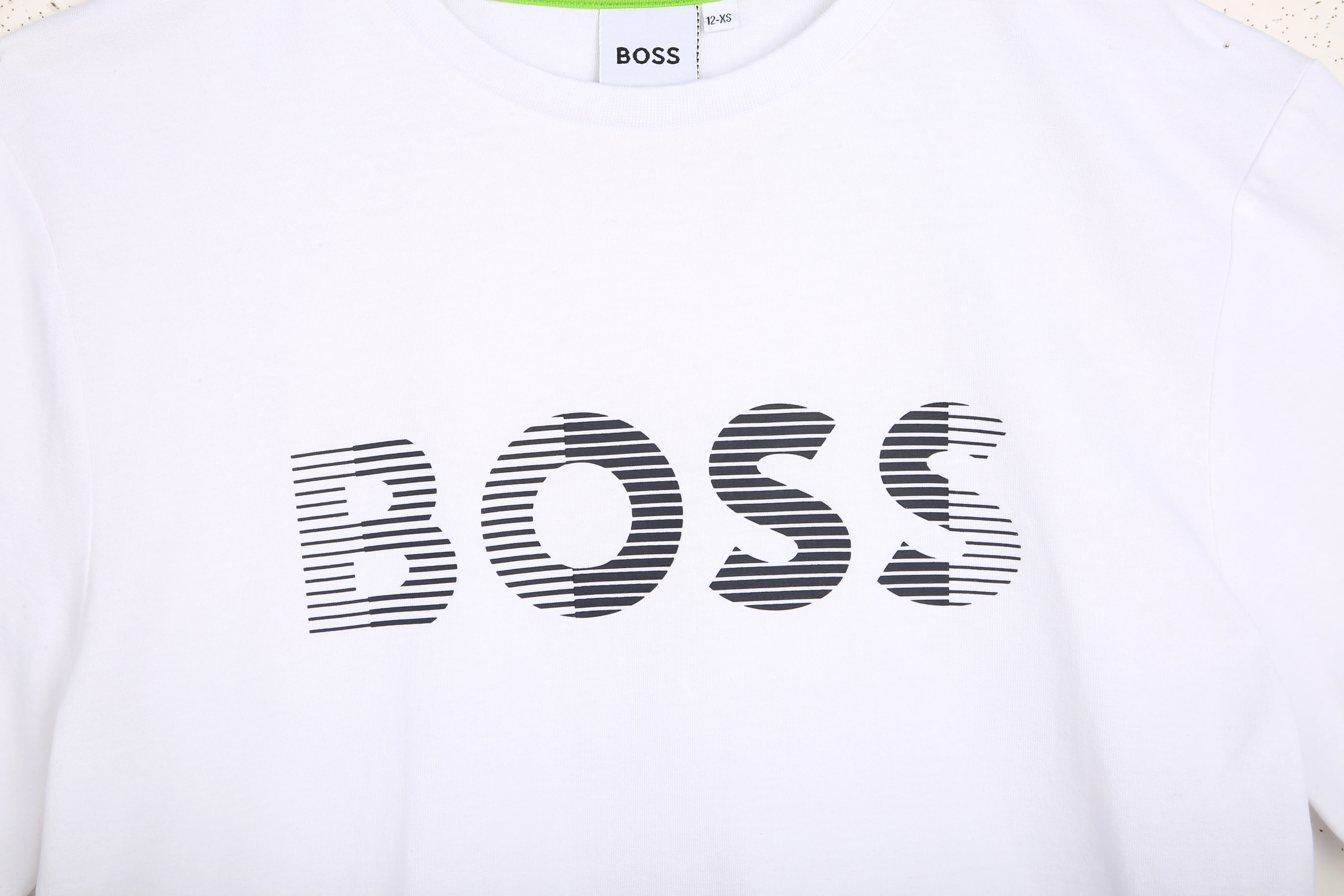 BOSS Camiseta de algodón con logo
