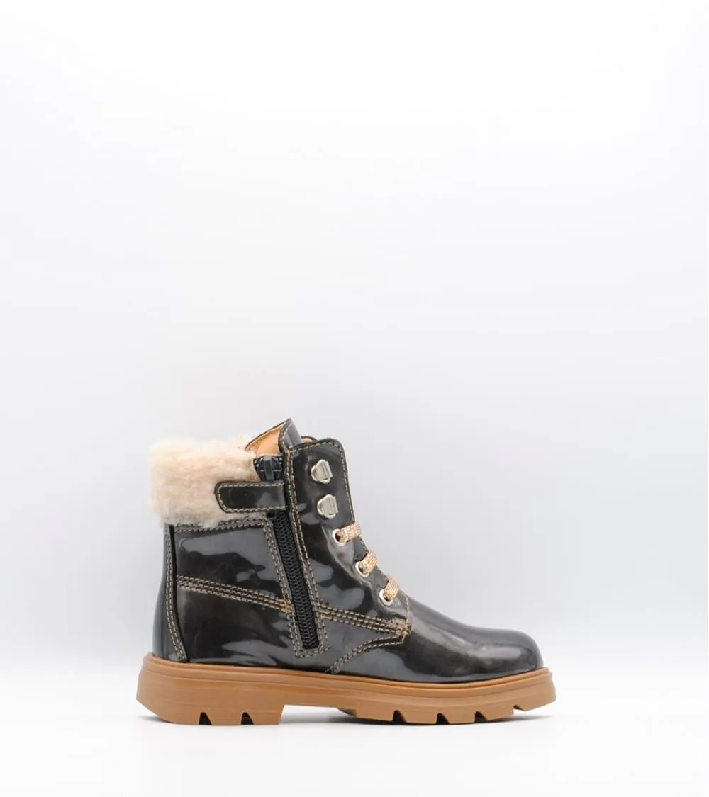 BOTA PABLOSKY PIEL CHAROL GRIS BORREGUILLO