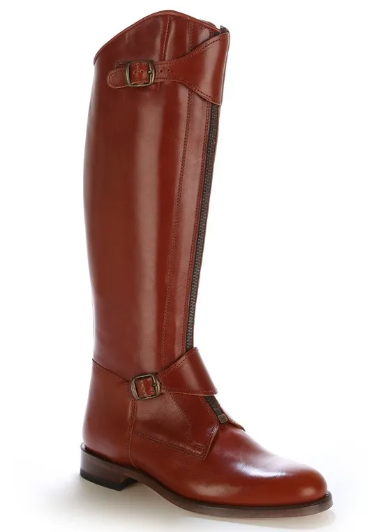 Bota polo bronce a medida
