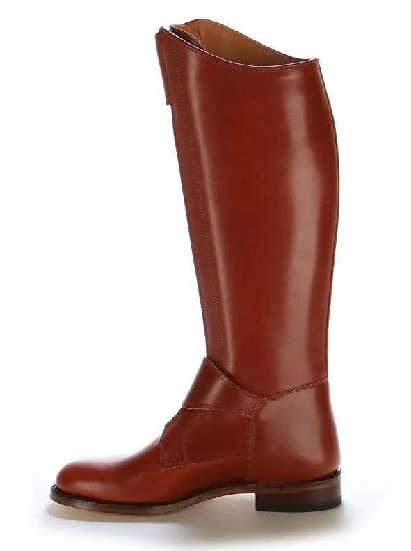 Bota polo bronce a medida
