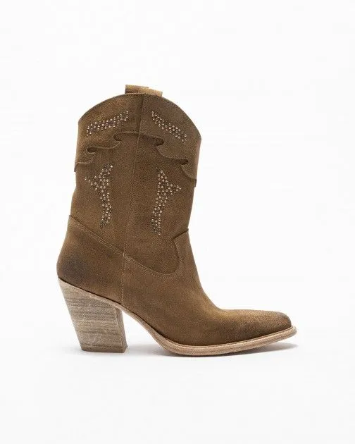 Botas Cowboy PROF PF515 gris pardo