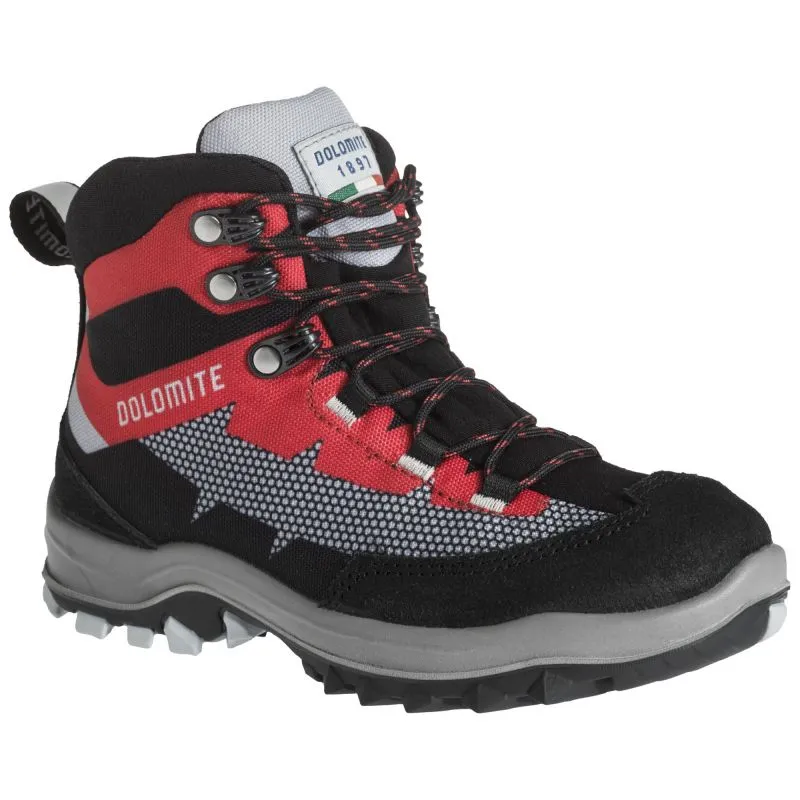Botas de montaña para niños Dolomite Steinbock WT GTX (Pewter Grey/Fiery Red)