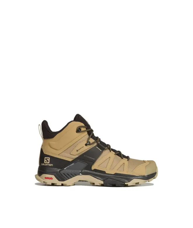 BOTAS DE MONTAñA SALOMON X ULTRA 4 MID GORETEX MARRóN/NEGRO HOMBRE