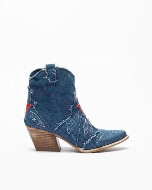 Botins texanos PROF 22108 Azul
