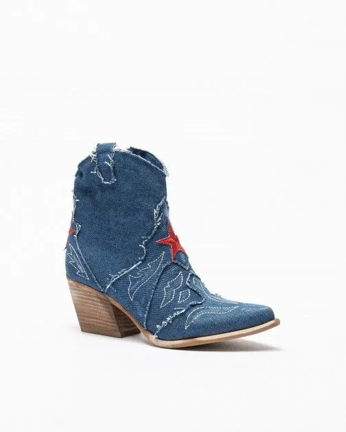 Botins texanos PROF 22108 Azul