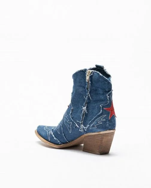 Botins texanos PROF 22108 Azul