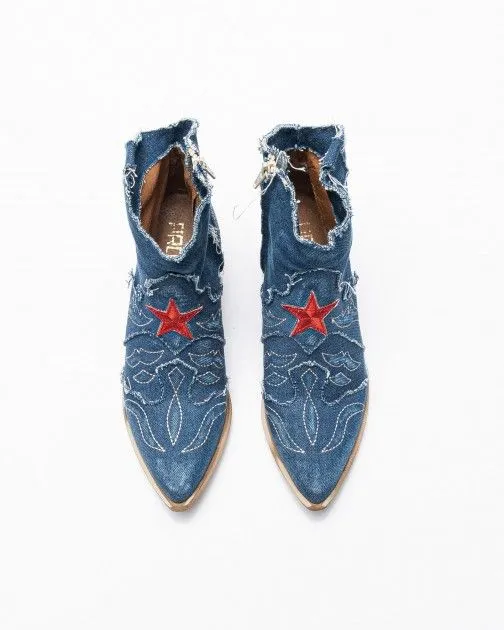 Botins texanos PROF 22108 Azul