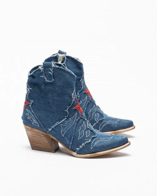 Botins texanos PROF 22108 Azul