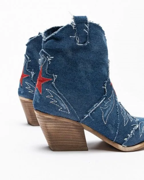 Botins texanos PROF 22108 Azul