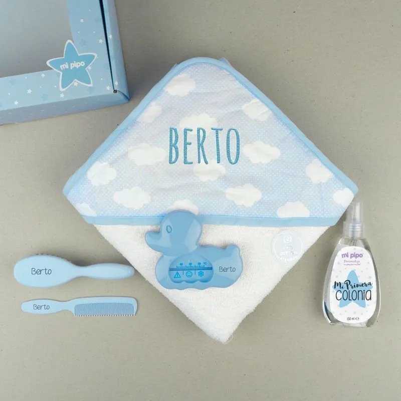 Cajita regalo bebé Al agua Pato