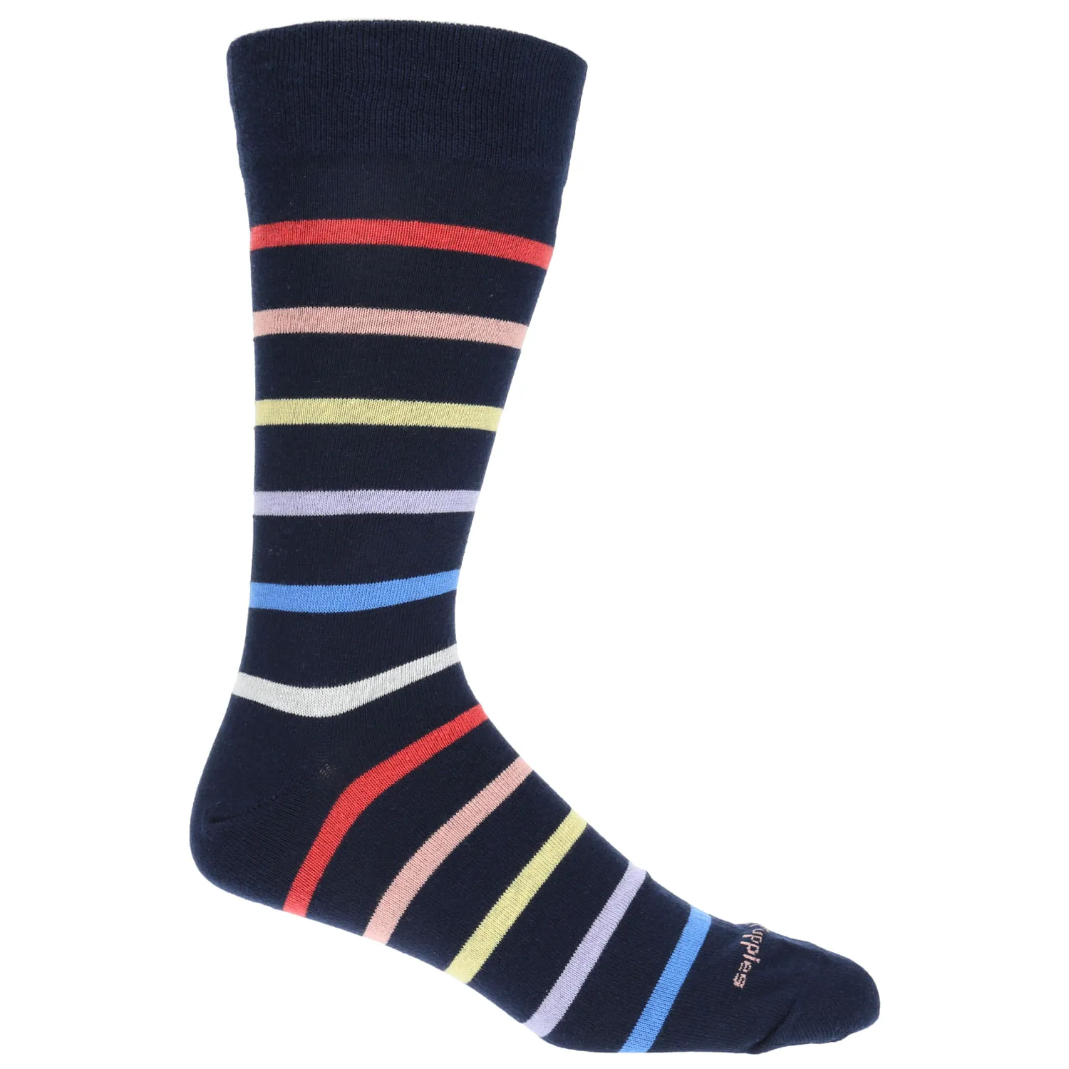 Calcetin Algodón Hombre Pack Stripes