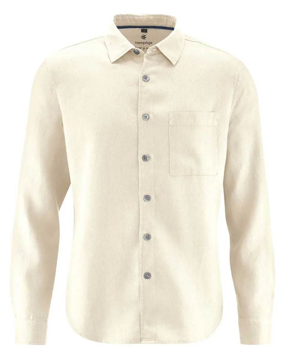 Camisa ecológica hombre de colores lisos