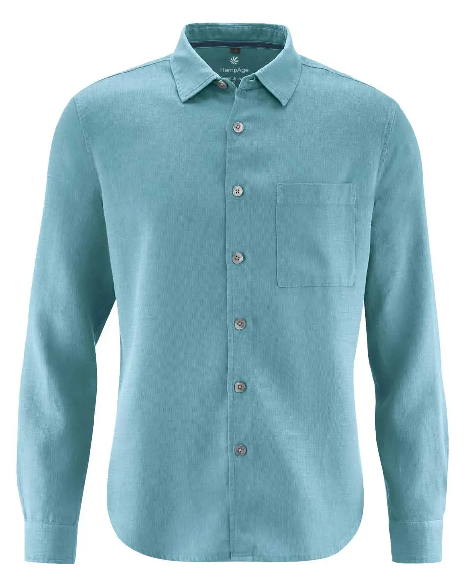 Camisa ecológica hombre de colores lisos