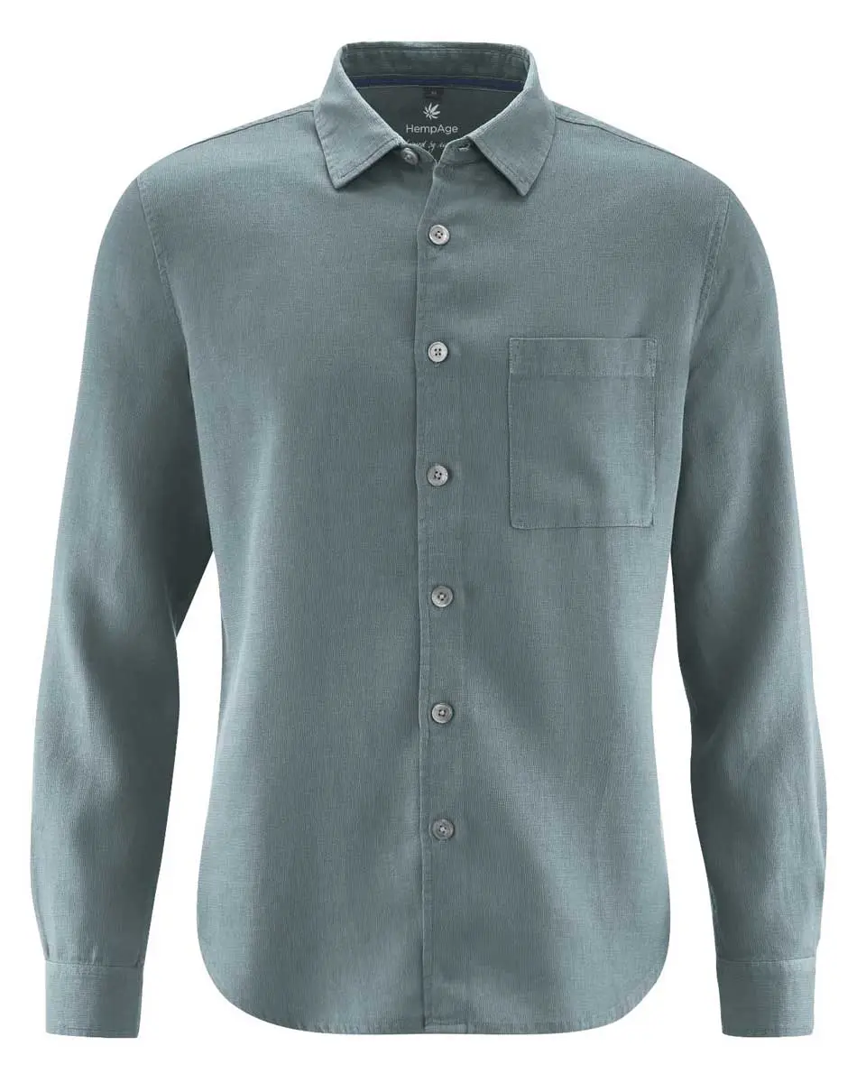 Camisa ecológica hombre de colores lisos