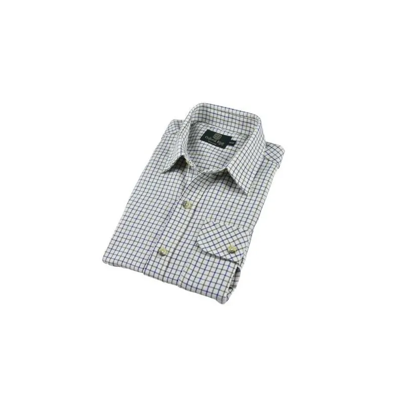 Camisa Oxford Blue London para niño y niña manga larga Green