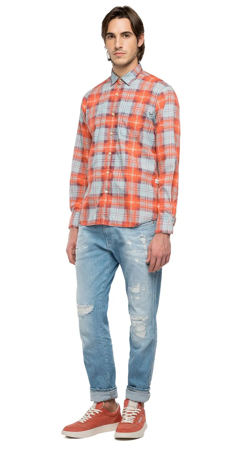 Camisa Para Hombre Shirt Replay 50526