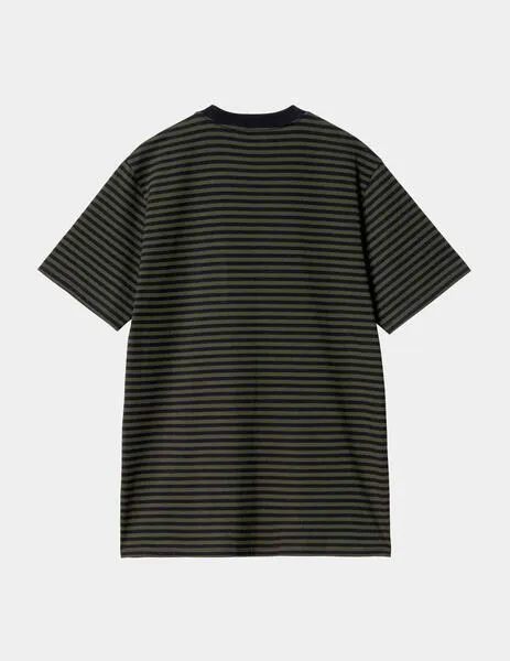 CAMISETA CARHARTT VERNER POCKET  DARK NAVY / OFFICE GREEN